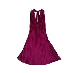 Victoria's Secret Gold Label Fushia Lingerie BabyDoll Slip Dress
